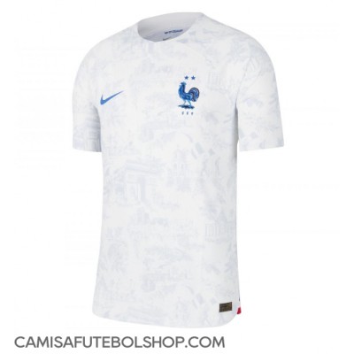Camisa de time de futebol França Lucas Hernandez #21 Replicas 2º Equipamento Mundo 2022 Manga Curta